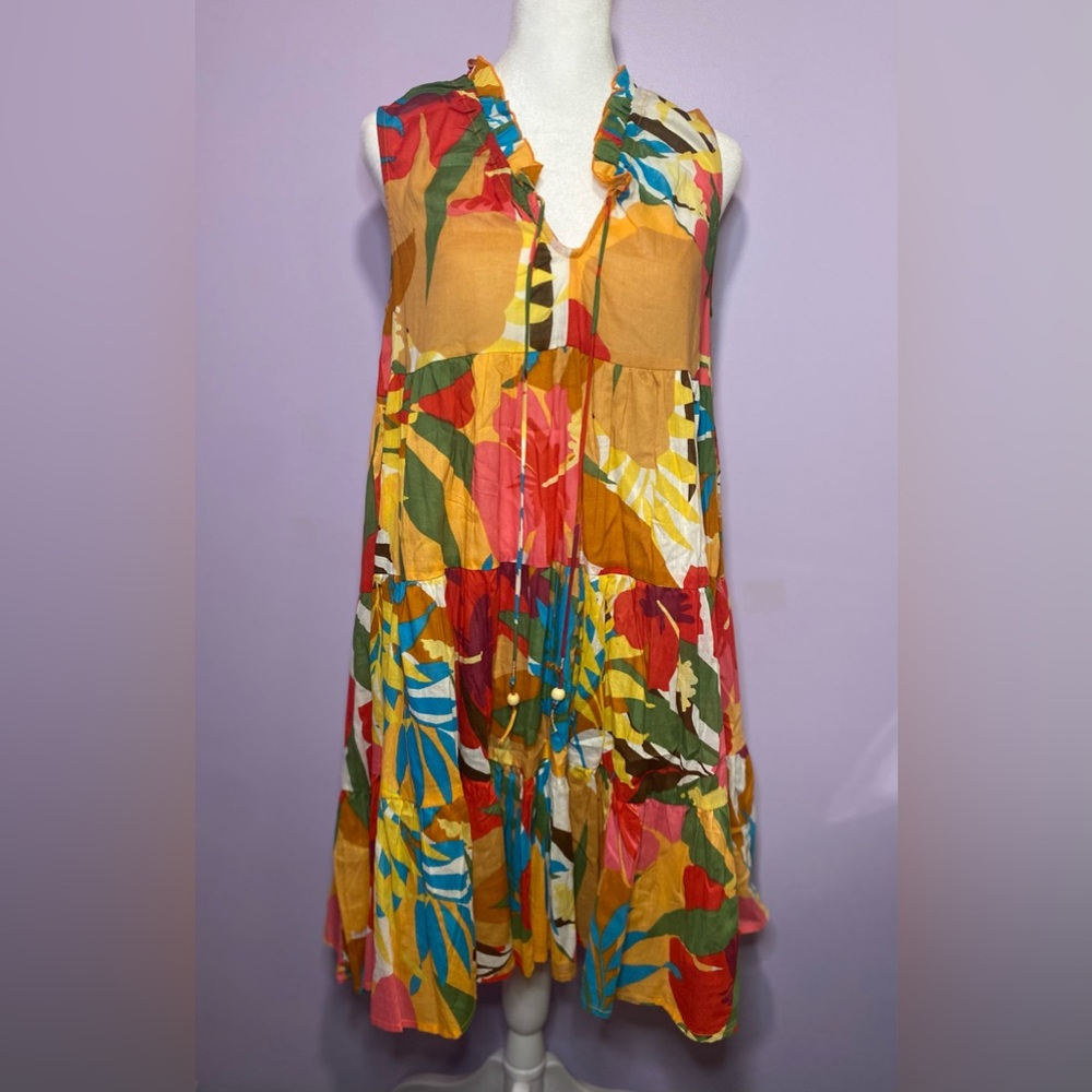 True Destinations (Saksoff5th) 🌴 tropical sun dress S vacay resort wear